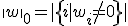 \|w\|_0 = |\{i \mid w_i \ne 0\}|