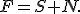 
F=S+N.
