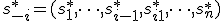 s_{-i}^* = (s_1^*, \dots, s_{i-1}^*, s_{i+1}^*, \dots, s_n^*)