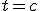 t=c